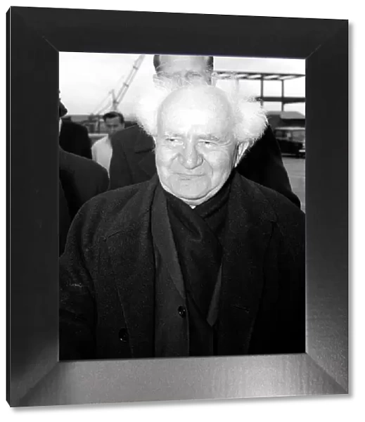 Ben Gurion, ex Prime Minister of Israel arrived at London this afternoon from Tel Aviv
