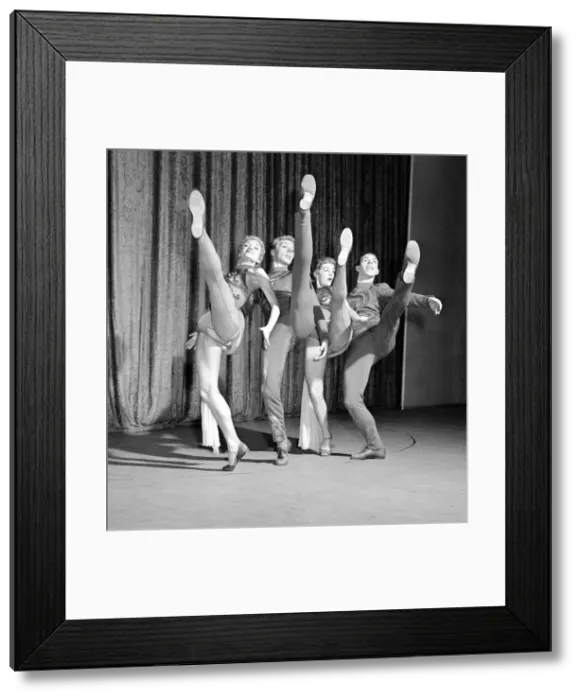 Framed Print : George Carden Speciality Dancing Group performing September 1957 Framed Print : George Carden Speciality Dancing Group performing September 1957