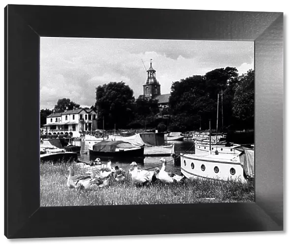 Sunbury on Thames Middlesex circa 1955