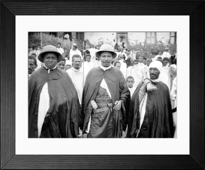 Framed Print : Men of Abyssinia Circa 1935 War Conflict Military People Framed Print : Men of Abyssinia Circa 1935 War Conflict Military People