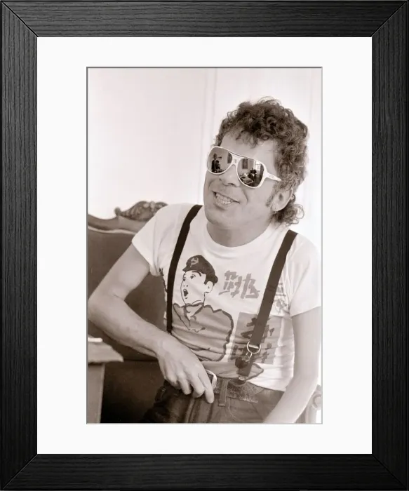 Framed Print : Ian Dury Rock Star - August 1981