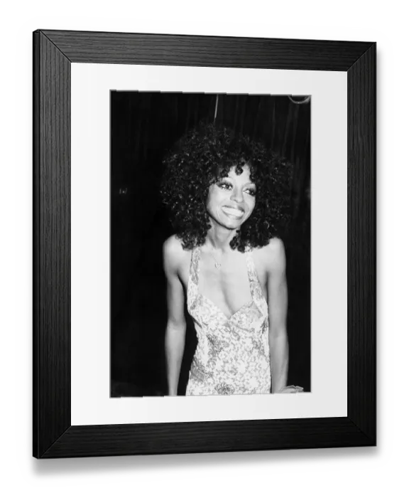 Framed Print : Diana Ross, October 1973, pictured attending a London Party Framed Print : Diana Ross, October 1973, pictured attending a London Party