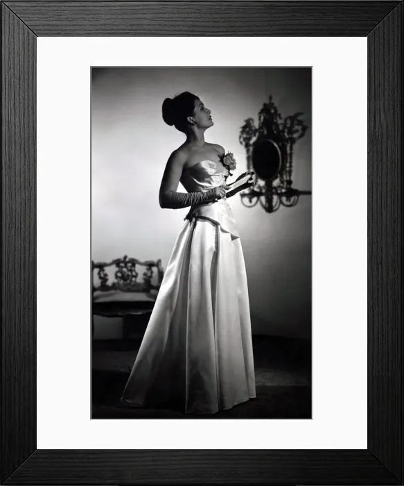 Framed Print : Jean Kent in Evening Dress Jean Kent, star of Bond Street