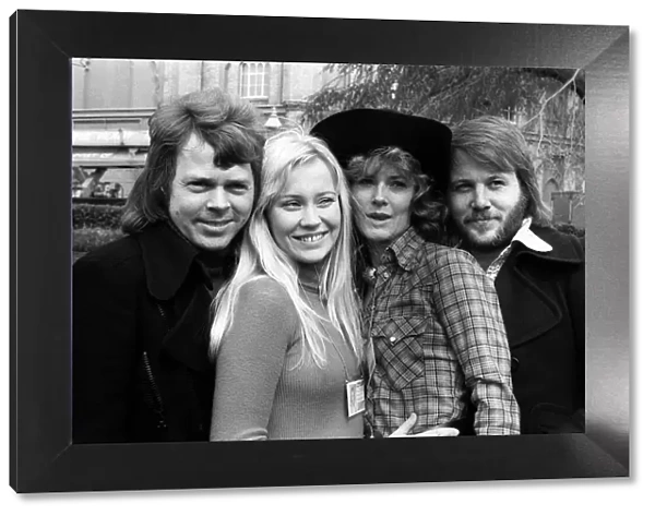 The Eurovision Song Contest April 1974 Abba the 1970s Swedish pop group consisting