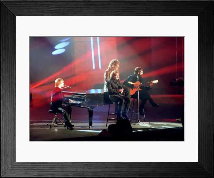 Framed Print : Take That at the Smash Hits Poll Winners Party where they won ten awards including best Framed Print : Take That at the Smash Hits Poll Winners Party where they won ten awards including best