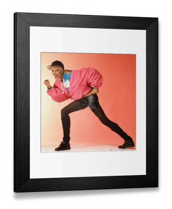 Framed Print : Singer Yazz November 1988 Framed Print : Singer Yazz November 1988