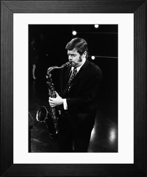 Framed Print : Tubby Hayes and Andre Previn Jan 1969 At the London Weekend TV studios show Tubby Framed Print : Tubby Hayes and Andre Previn Jan 1969 At the London Weekend TV studios show Tubby