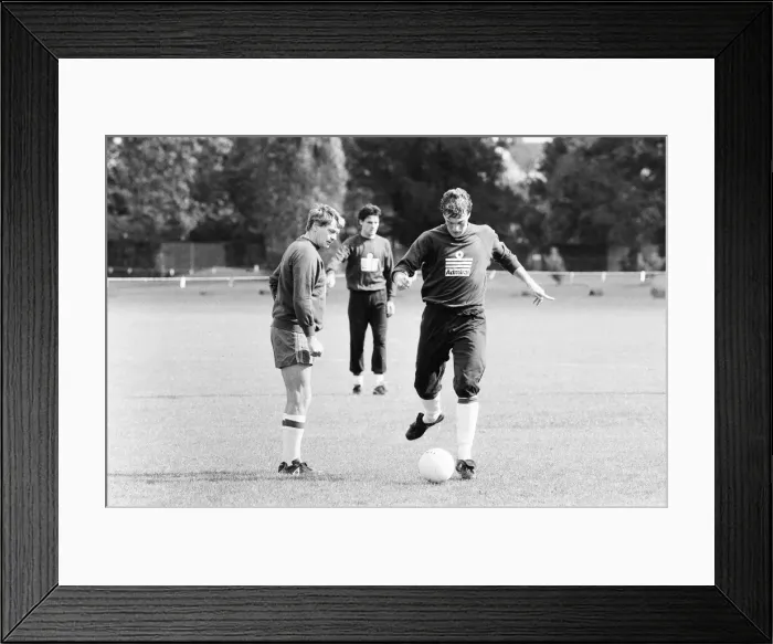 Framed Print : England team training in preparation for their European Championships Qualifying match Framed Print : England team training in preparation for their European Championships Qualifying match