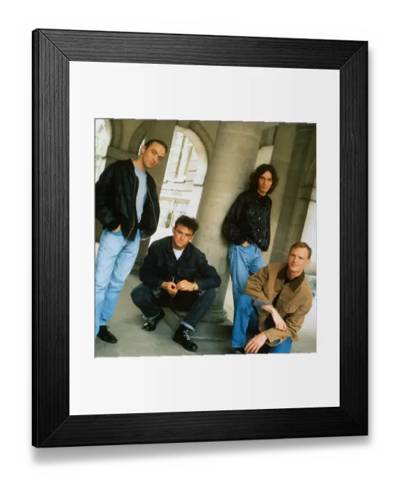 Framed Print : Pop group Wet Wet Wet circa 1992 Framed Print : Pop group Wet Wet Wet circa 1992