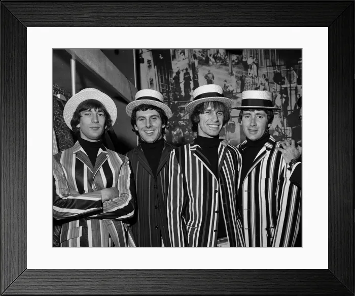 Framed Print : British Sixties pop group The Troggs 1966