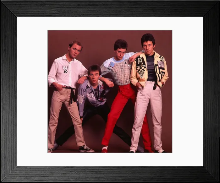 Framed Print : Slik pop group band July 1977 Framed Print : Slik pop group band July 1977