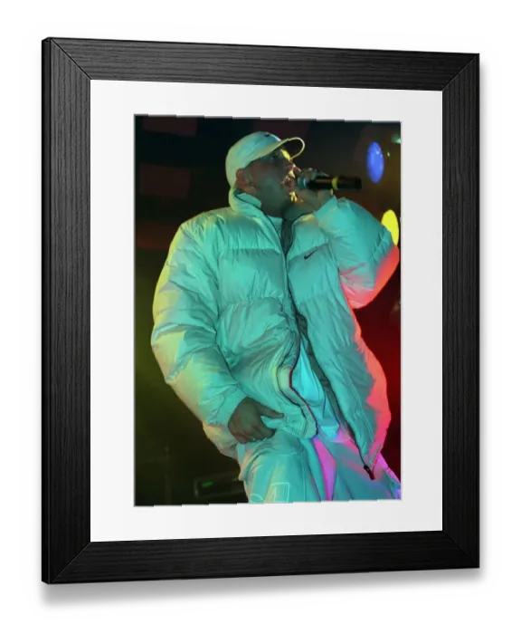 Framed Print : Eminem on stage at Glasgow Barrowlands November 1999 Framed Print : Eminem on stage at Glasgow Barrowlands November 1999