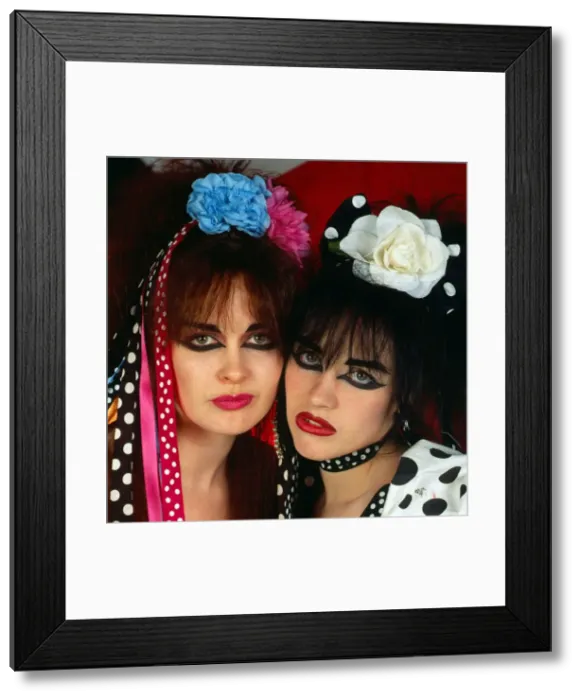 Framed Print : Strawberry Switchblade Scottish pop group July 1983 Framed Print : Strawberry Switchblade Scottish pop group July 1983