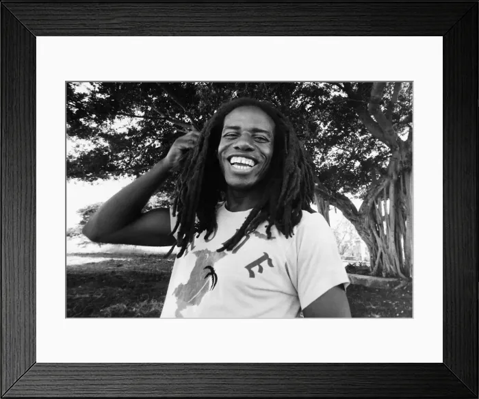 Framed Print : Eddie Grant Jamaician pop singer reggae December 1982 Framed Print : Eddie Grant Jamaician pop singer reggae December 1982