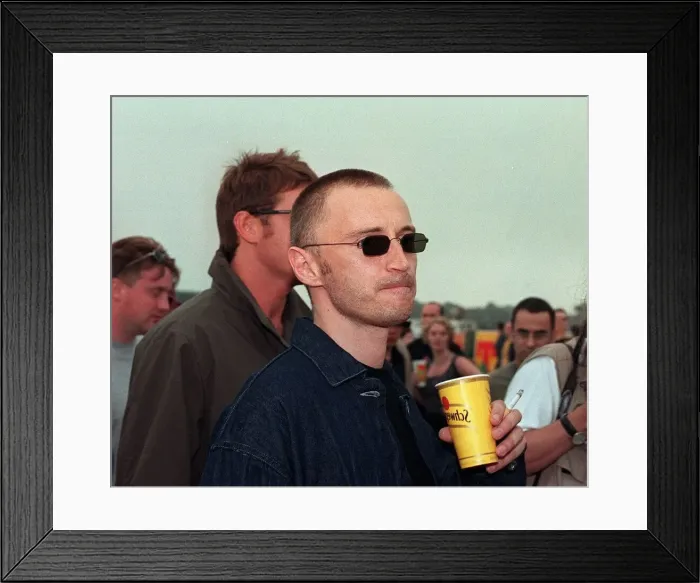 Framed Print : Robert Carlyle in crowd at T in the Park July 1999