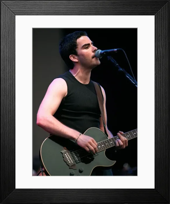 Framed Print : Kelly Jones of the indie group Stereophonics on stage at T in the Park July 1999 Framed Print : Kelly Jones of the indie group Stereophonics on stage at T in the Park July 1999