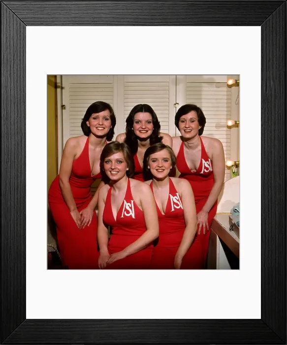 Framed Print : Pop group The Nolan Sisters 1978 Framed Print : Pop group The Nolan Sisters 1978