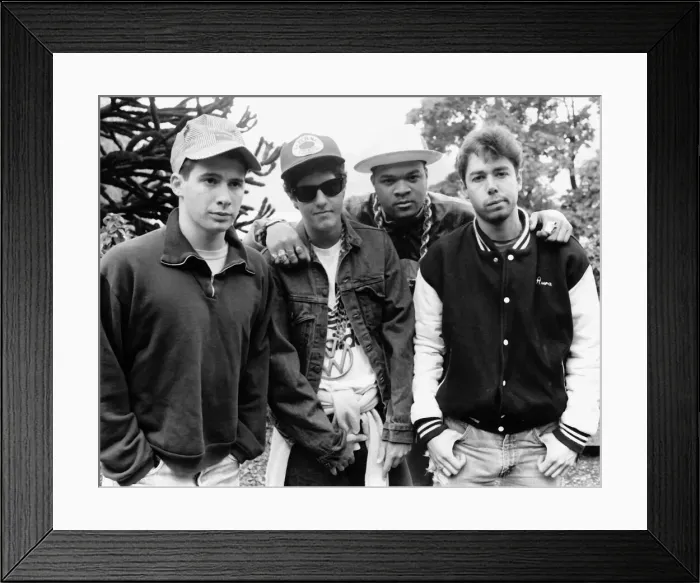 Framed Print : Beastie Boys American pop group rap 1987 Framed Print : Beastie Boys American pop group rap 1987