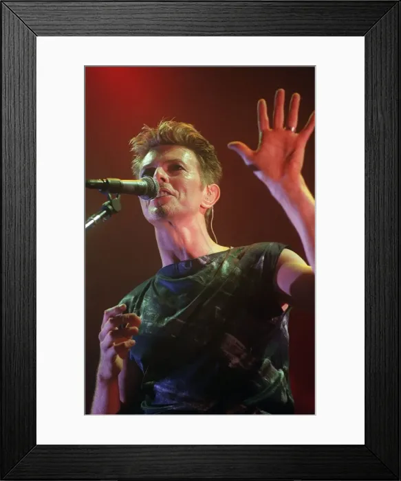 Framed Print : David Bowie Actor  /  Singer August 98