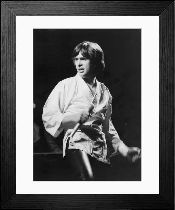 Framed Print : Peter Gabriel in concert during his smash-hit European tour Framed Print : Peter Gabriel in concert during his smash-hit European tour