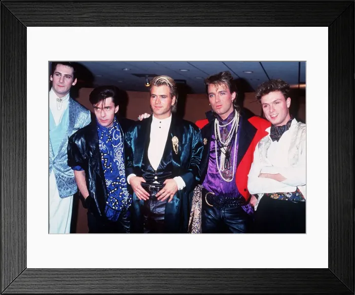 Framed Print : Spandau Ballet pop group at charity concert at Ingliston Edinburgh