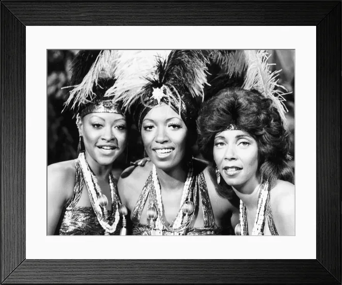 Framed Print : The Three Degrees, POP Group, 1984