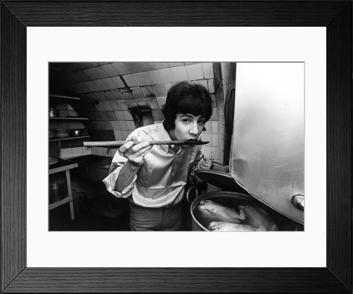 Framed Print : Cat Stevens February 1967 Composer and singer cooking in the kitchen Framed Print : Cat Stevens February 1967 Composer and singer cooking in the kitchen