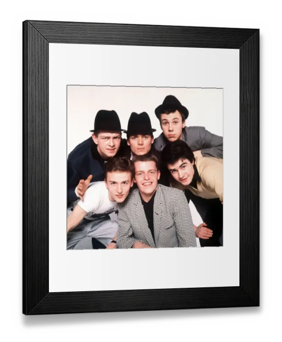 Framed Print : Madness pop group, Studio Pix, 1980