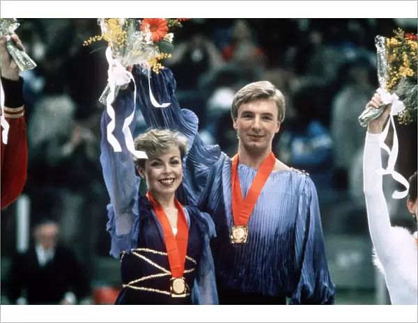 Jayne Torvill and Christopher Dean - Feb 1984 win The Gold Medal for Great Britain