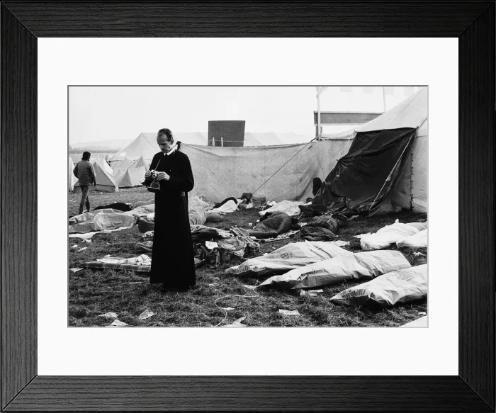 Framed Print : Festival in The Isle Of Wight September 1970 Framed Print : Festival in The Isle Of Wight September 1970