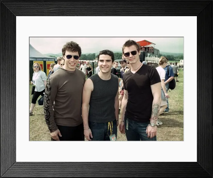 Framed Print : Stereophonics pictured at T in the Park smiling June 1999 Framed Print : Stereophonics pictured at T in the Park smiling June 1999