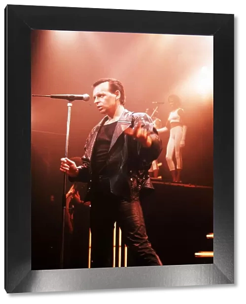 Gary Numan live on stage in concert circa 1985