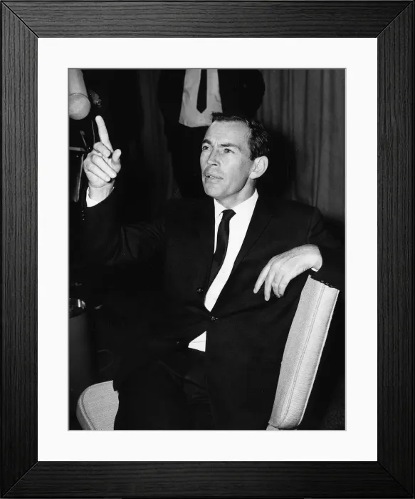 Framed Print : Professor Christian Barnard South African surgeon who carried out the first heart