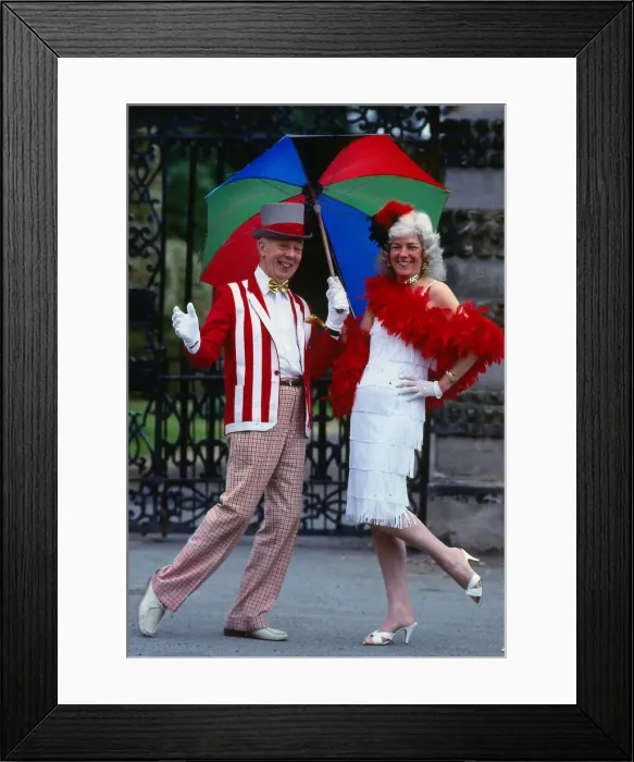 Framed Print : Edinburgh Festival August 1987 Gerry and Kathleen Brennan Framed Print : Edinburgh Festival August 1987 Gerry and Kathleen Brennan