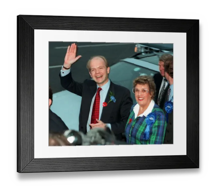 Framed Print : William Hague MP and Sheila Laidlaw November 1997 Framed Print : William Hague MP and Sheila Laidlaw November 1997