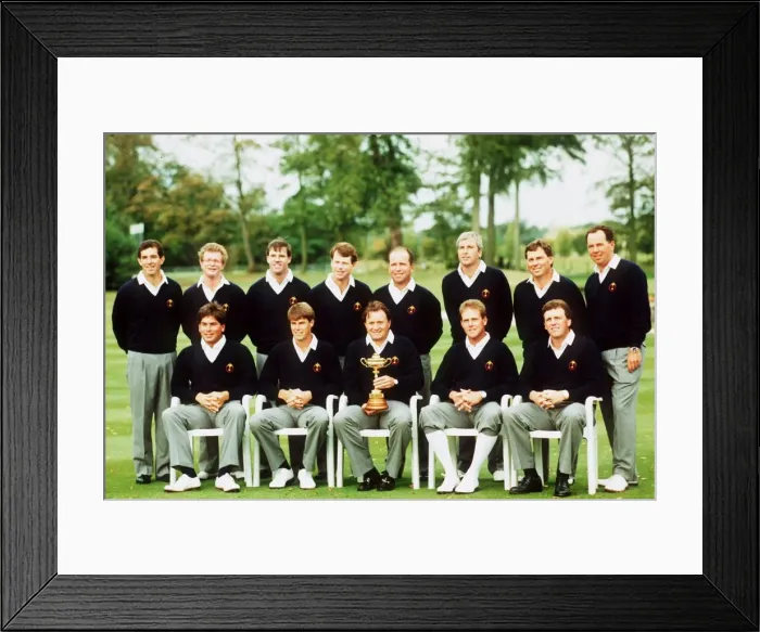 Framed Print : Golf US Ryder Cup team September 1989