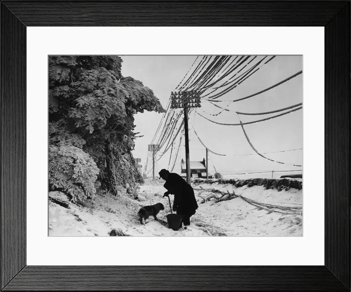 Framed Print : Weather Snow Framed Print : Weather Snow