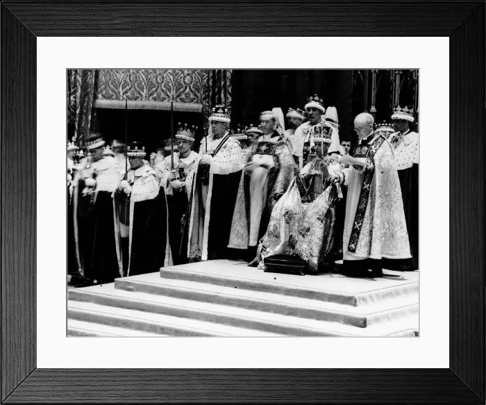 Framed Print : The Coronation of King George VI 1937 dbase MSI Framed Print : The Coronation of King George VI 1937 dbase MSI