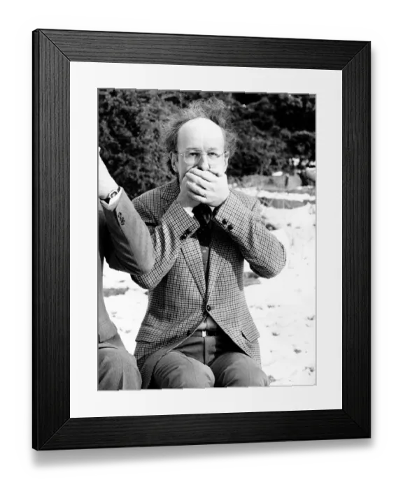 Framed Print : Michael Fish television weather man