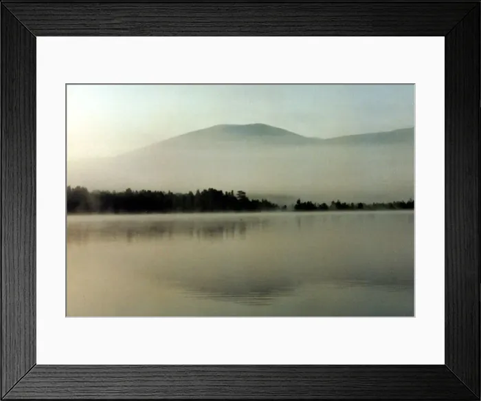 Framed Print : Glen More forest at the foot of Cairngorm (The Blue Mountain Framed Print : Glen More forest at the foot of Cairngorm (The Blue Mountain