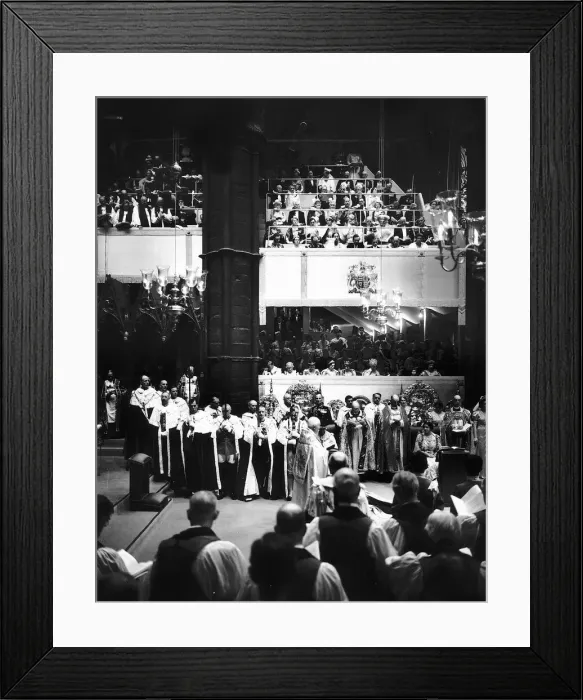 Framed Print : The Coronation of King George VI in 1937 Y2K Framed Print : The Coronation of King George VI in 1937 Y2K
