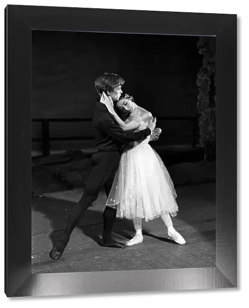Rudolf Nureyev and Margot Fonteyn seen here during rehearsals at the Royal Ballet Covent