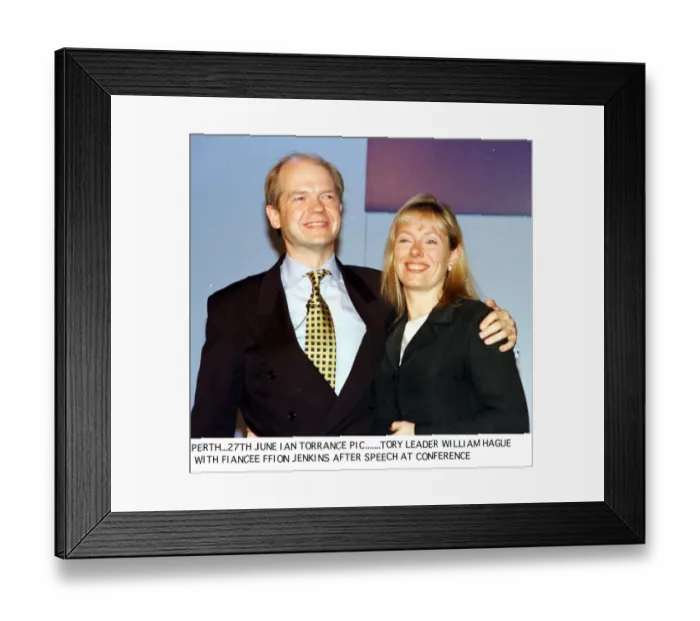 Framed Print : William Hague Tory Party leader June 1997 Framed Print : William Hague Tory Party leader June 1997