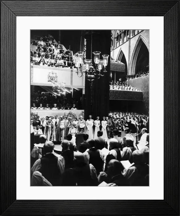 : King George VI Coronation 1937 with Queen Mother May 1937