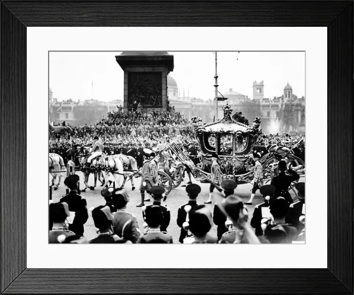 Framed Print : The Coronation of King George VI in 1937 Y2K Framed Print : The Coronation of King George VI in 1937 Y2K