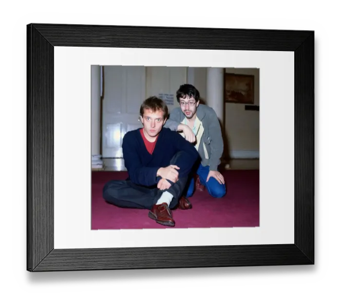Framed Print : Rik Mayall & Ben Elton at Edinburgh Festival August 1987 Framed Print : Rik Mayall & Ben Elton at Edinburgh Festival August 1987