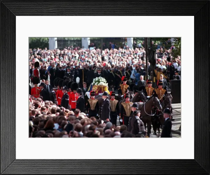 Framed Print : Princess Diana Funeral 6th September 1997. Princess Diana Framed Print : Princess Diana Funeral 6th September 1997. Princess Diana