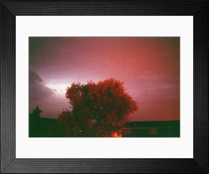 Framed Print : Lightning over the Essex countryside at Whitham Framed Print : Lightning over the Essex countryside at Whitham