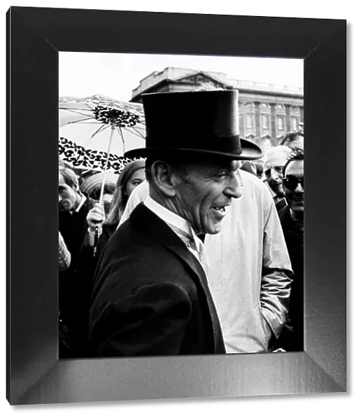 Fred Astaire - July 1968 outside Buckingham Palace - during the final scene of