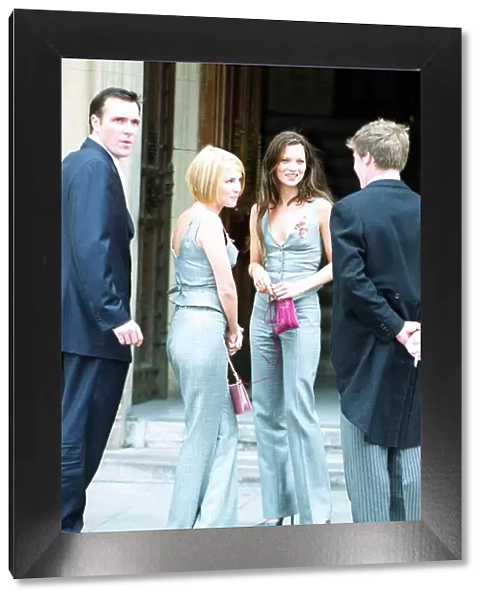 Sadie Frost and Kate Moss at Sean Pertwees wedding June 1999